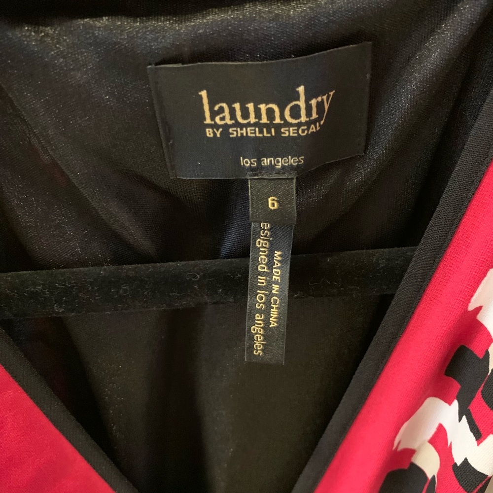 Laundry Red white blue dress - Picture 2 of 5